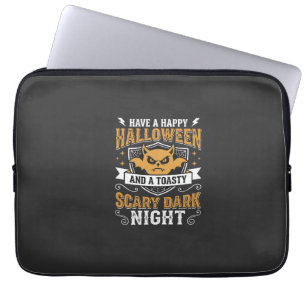 Capa Para Notebook Feliz Halloween Noite Escura Assustadora Design Ve