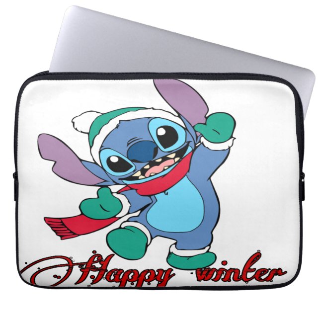 Capa Para Notebook Feliz inverno (Frente)
