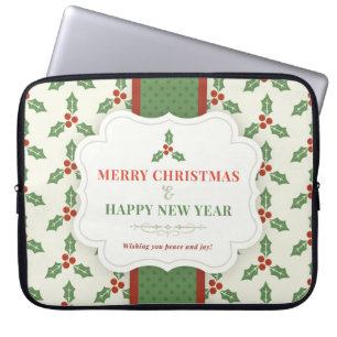 Capa Para Notebook Feliz Natal e Feliz ano novo