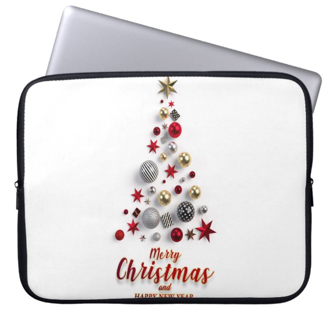 Capa Para Notebook Feliz Natal e inverno (Frente)