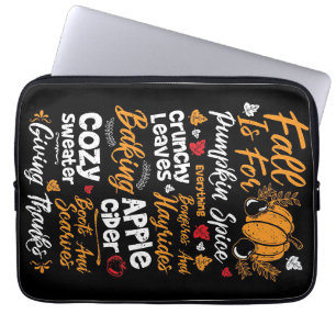 Capa Para Notebook Feliz Queda De Ação De Graças É Para A Especiaria