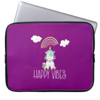 Feliz Vibes Typografia Cute Smiling Unicorn