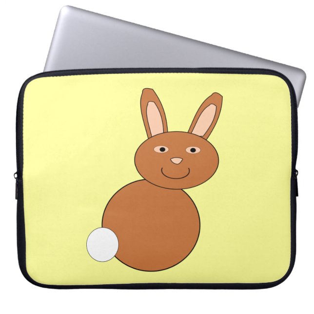 Capa Para Notebook Felz pascoa Bunny Laptop Bag (Frente)