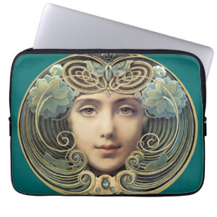 Capa Para Notebook Feminine Nouveau Vintage Beauty