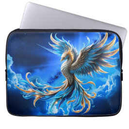 Capa Para Notebook Fênix do Amanhecer Safira