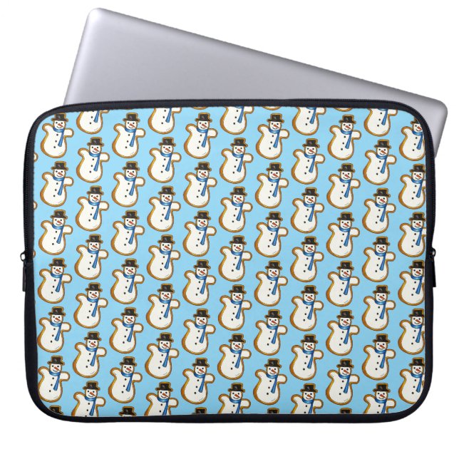 Capa Para Notebook Feriado de Natal Snowman Sugar Cookie Hanukkah (Frente)