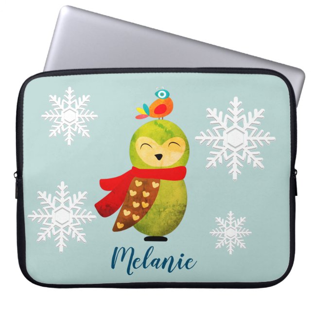Capa Para Notebook Feriados de inverno (Frente)
