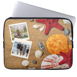 Capa Para Notebook férias de Verão náuticas costeiras do oceano tropi