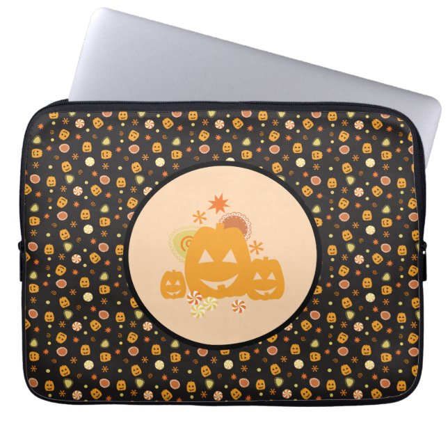 Capa Para Notebook Festa de Halloween (Frente)