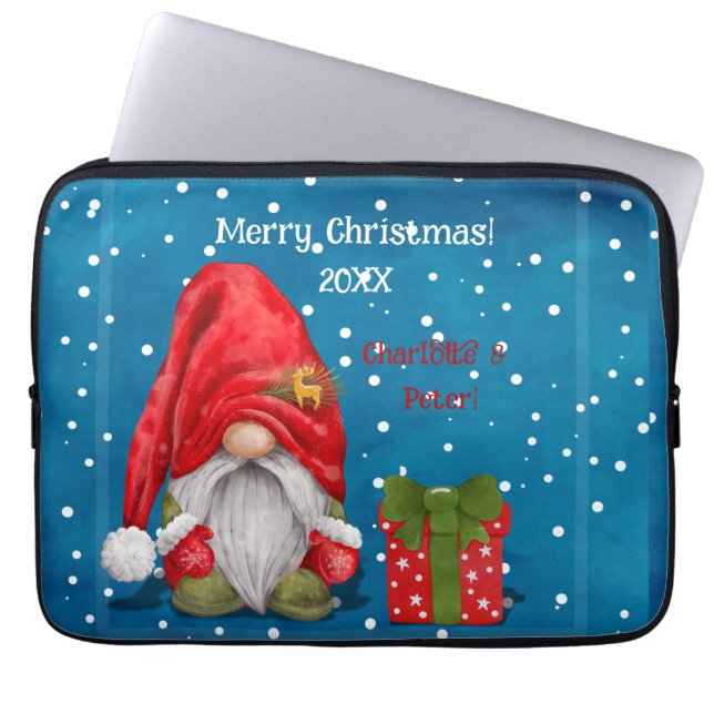 Capa Para Notebook Festa de Natal Personalizável (Frente)