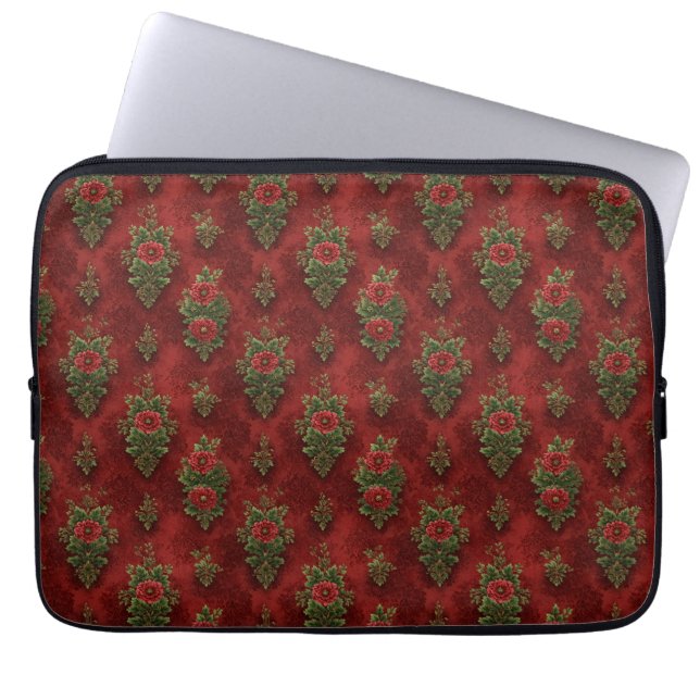 Capa Para Notebook Festive Damask  (Frente)