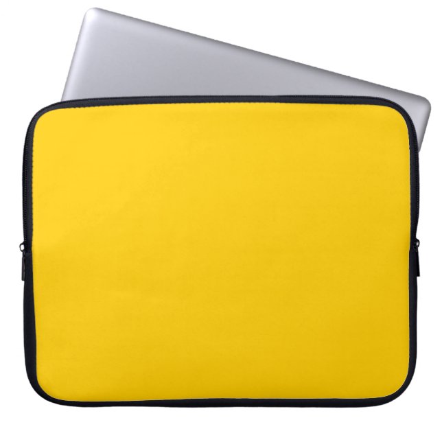 Capa Para Notebook FFCC00 Dourado (Frente)