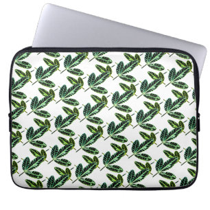 Capa Para Notebook Fig Tree Leaf Patterno Caixa de Bolsa de laptop do