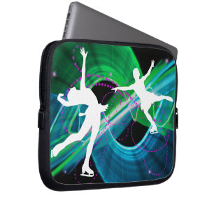 Capa Para Notebook Figura Bedazzled patinagem no gelo dos patinadores