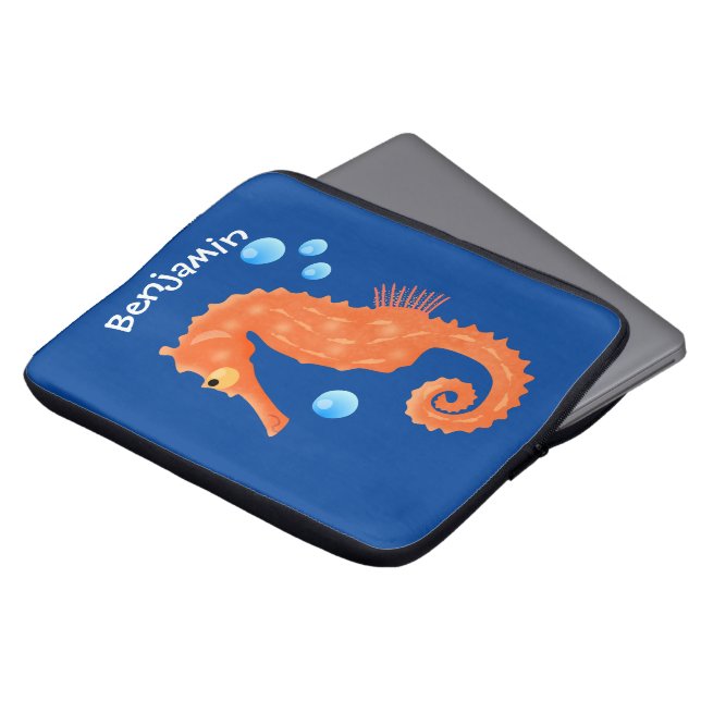 Capa Para Notebook Figura de desenho animado das bolhas de laranja-ac (Frente Topo)