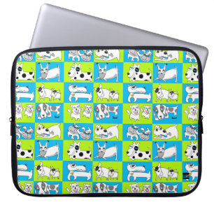 Capa Para Notebook Filhote de cachorro branco a bolsa de laptop de 15