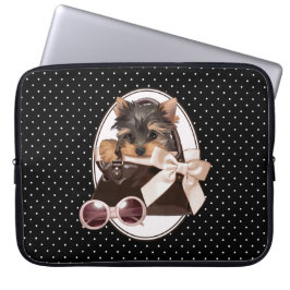 Capa Para Notebook Filhote de cachorro do yorkshire terrier