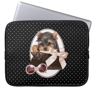 Capa Para Notebook Filhote de cachorro do yorkshire terrier