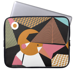 Capa Para Notebook Filme do padrão de fundo dos triângulos abstrato m