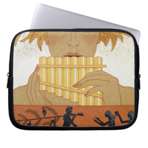 Capa Para Notebook Filtre o gaiteiro, ilustração de "Les Mythes" po