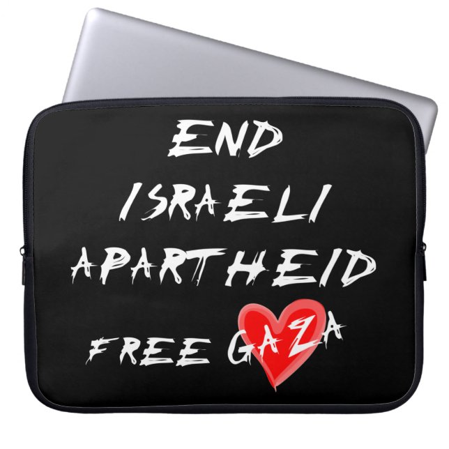 Capa Para Notebook Fim do apartheid israelense em Gaza (Frente)