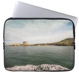 Capa Para Notebook Fios de torre e verde irlandeses