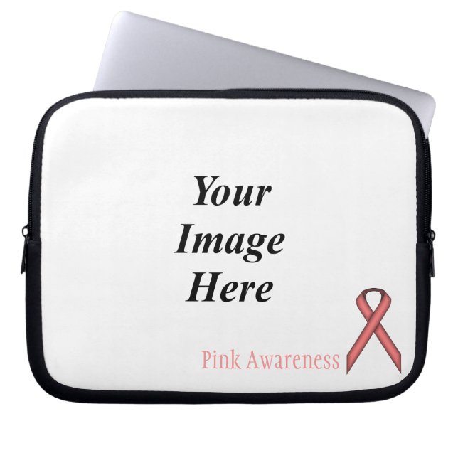 Capa Para Notebook Fita Padrão Rosa de Kenneth Yoncich (Frente)