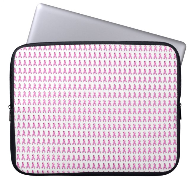 Capa Para Notebook Fitas Rosa Padrão com Telas (Frente)