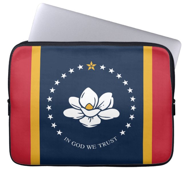 Capa Para Notebook Flag do Mississippi - New Magnolia Flag (Frente)