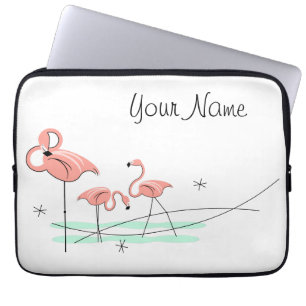 Capa Para Notebook Flamingo Ocean Trio Name bolsa de laptop