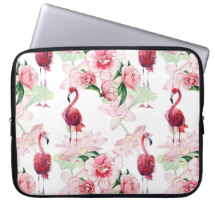 Capa Para Notebook Flamingo Rosa: Elegância do padrão sem costura