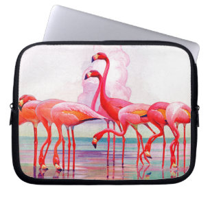 Capa Para Notebook Flamingos cor-de-rosa por Francis Lee Jacques