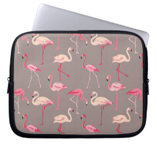 Capa Para Notebook Flamingos retros