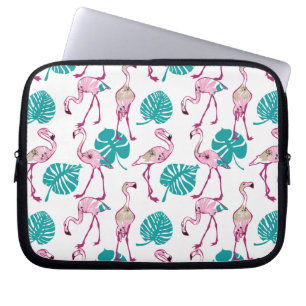 Capa Para Notebook Flamingos Rosa