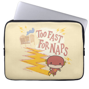 Capa Para Notebook Flash Chibi  Muito Rápido Para Soneca