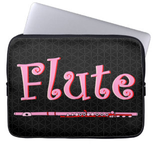 Capa Para Notebook Flauta Rosa