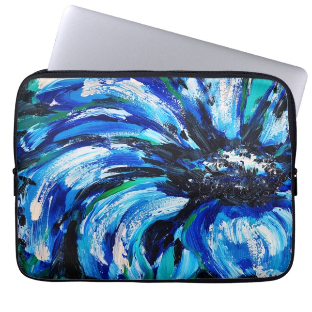 Capa Para Notebook Fleur bleue (Frente)