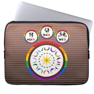 Capa Para Notebook Flex. Hex. Vex. Bruxas LGBTQIA Positivas Corporais