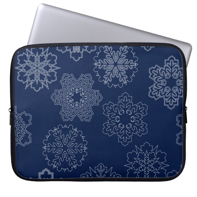 Capa Para Notebook Floco de neve (Frente)
