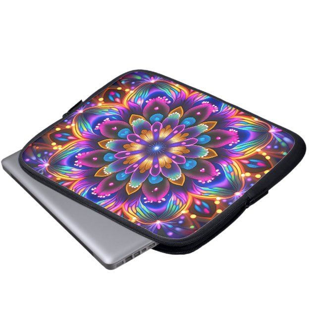 Capa Para Notebook Flor (Frente Inferior)