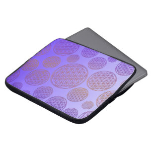 Capa Para Notebook Flor da Vida / Blume des Lebens - violeta padrão