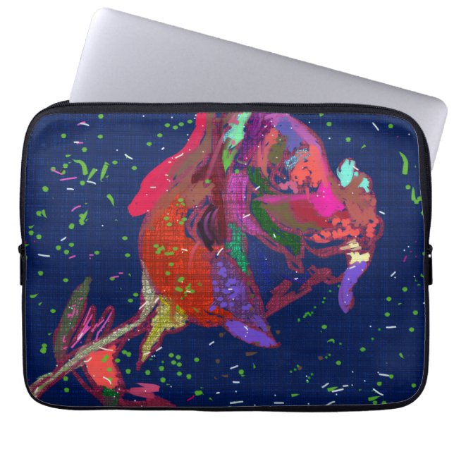 Capa Para Notebook Flor de cor fenomenal (Frente)