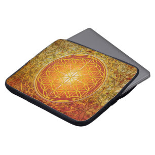 Capa Para Notebook Flor de Vida - Ornamento III