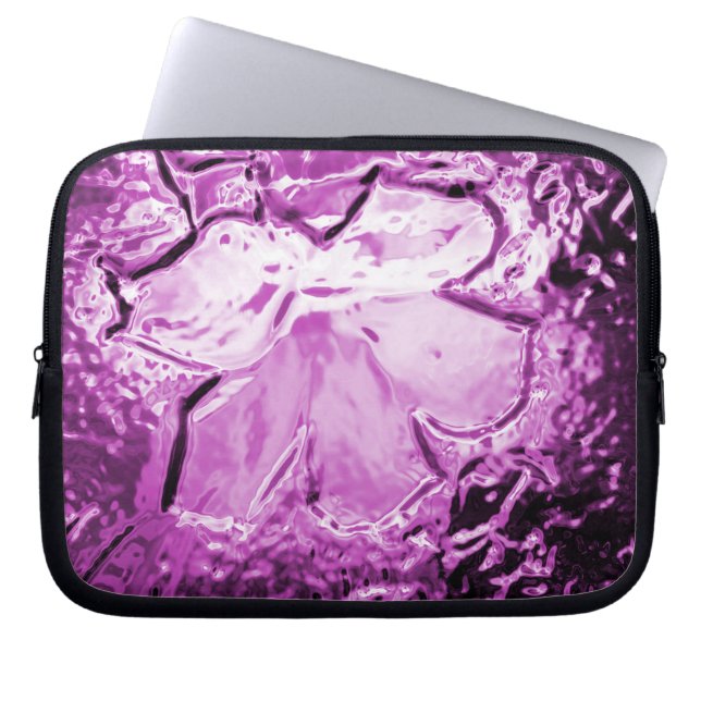 Capa Para Notebook Flor de Vidro Puro (Frente)