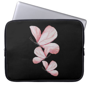 Capa Para Notebook flor floral pintura de borboleta natureza fofa l