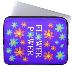 Capa Para Notebook Flor Power Purple