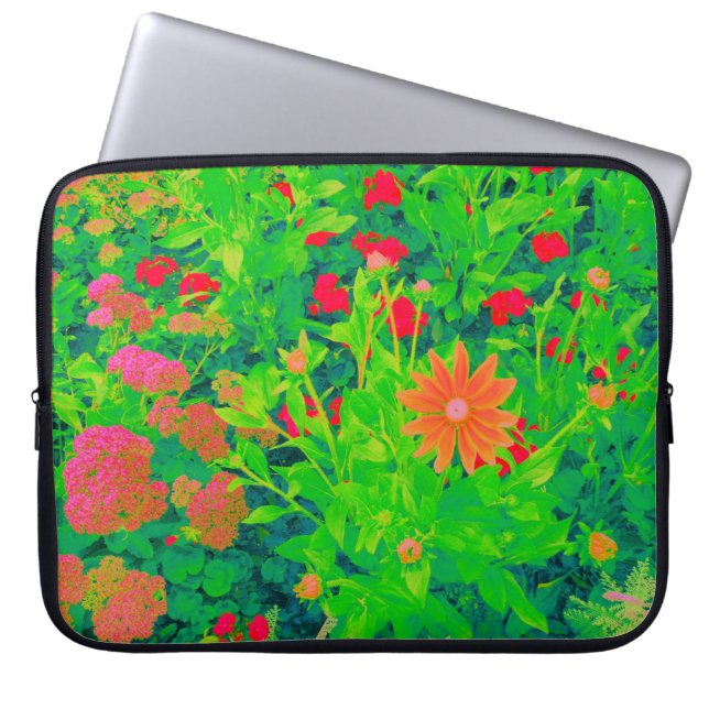 Capa Para Notebook Flor Psicodélico (Frente)