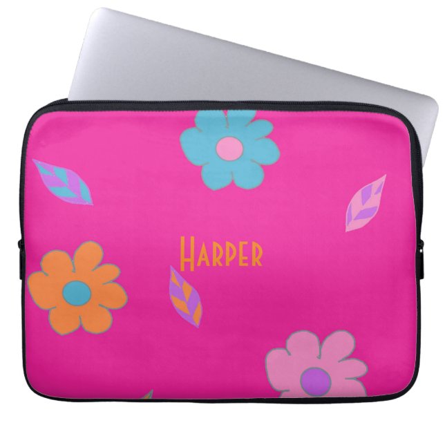 Capa Para Notebook Flor Retroativo Cujo (Frente)
