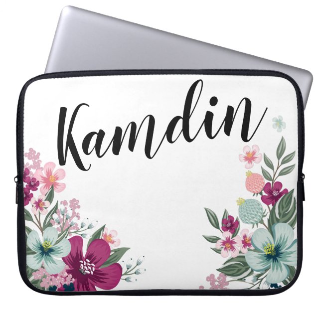 Capa Para Notebook Flor tropical de gabinete de Laptop personalizado  (Frente)