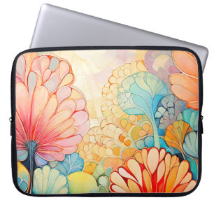 Capa Para Notebook Flora 5 Floral Pastel Caso De Laptop